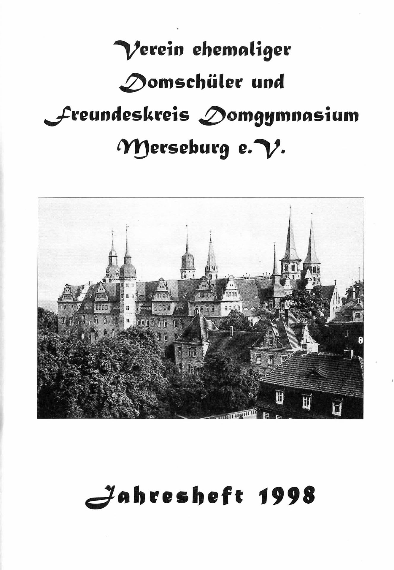 Domgymnasium Merseburg - Jahresheft 1998